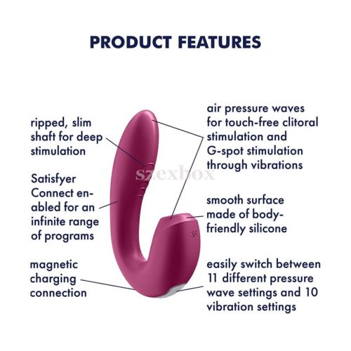 Satisfyer Sunray airwave stimulator and gpont vibrator
