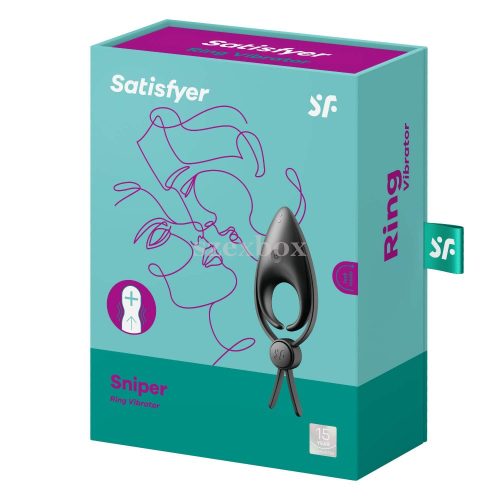 Satisfyer Sniper battery operated vibrating penis ring