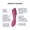 Satisfyer Curvy Trinity 3 red