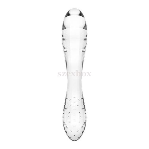 Satisfyer Dazzling Crystal 18cm üveg dildó