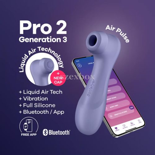 Satisfyer Pro 2 Generation 3 smart airwave clitoral stimulator