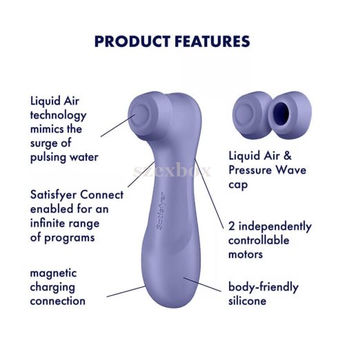 Satisfyer Pro 2 Generation 3 smart airwave clitoral stimulator