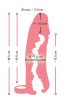 Nature Skin 18cm műpunci és péniszköpeny