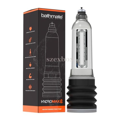 Bathmate Hydromax8 transparent – ​​larger size, stronger erection