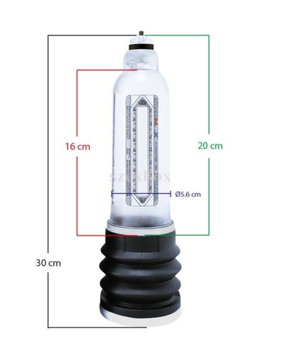 Bathmate Hydromax7 áttetsző – természetes erekciófokozás