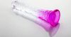 Clamp-on dildo 18cm purple-translucent