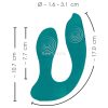Smile clitoris and g-spot vibrator