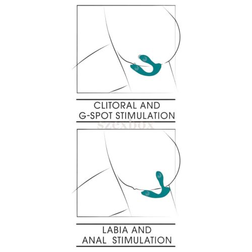 Smile clitoris and g-spot vibrator