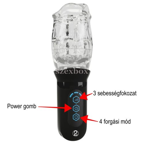 STROKER forgó maszturbátor – 360° intenzív stimuláció