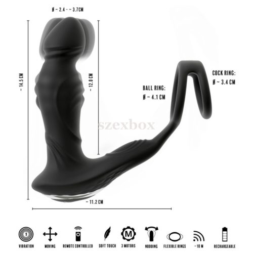 Rebel thrusting prostate vibrator