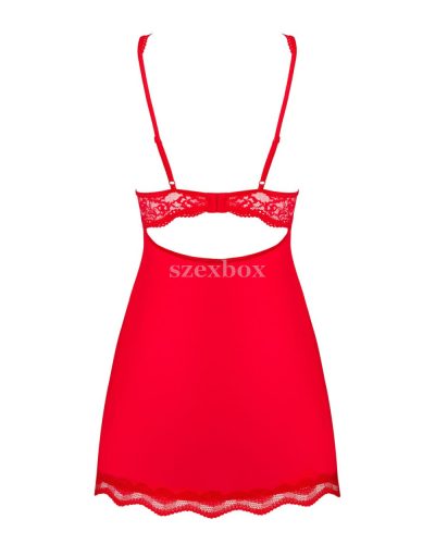 Obsessive Luvae floral rhinestone nightdress with thong