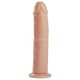 Gyakorló tapadótalpas élethű dildó 21cm