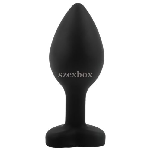 SzexBox anál plug szíves kék kővel