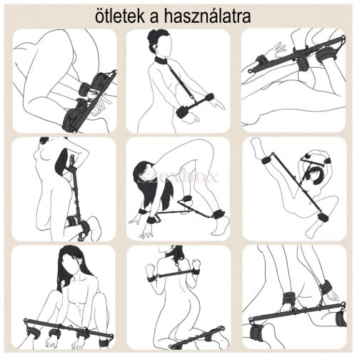 HotBox terpesztő rúd szett – teljes kontroll és stabilitás