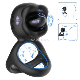   SzexBox vibrating penis ring with clitoral stimulating tongue