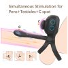 SzexBox vibrating penis ring with g-spot and clitoral stimulator