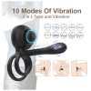 SzexBox vibrating penis ring with g-spot and clitoral stimulator