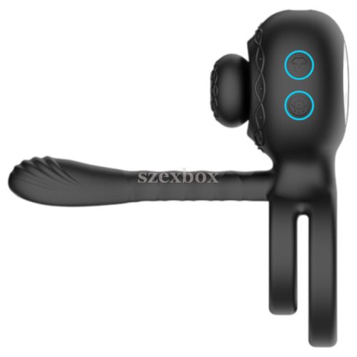 SzexBox vibrating penis ring with g-spot and clitoral stimulator