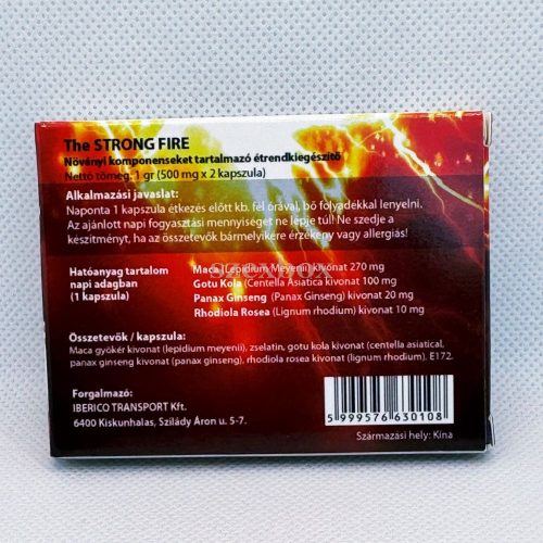 Strong Fire dietary supplement capsules for men (2pcs)