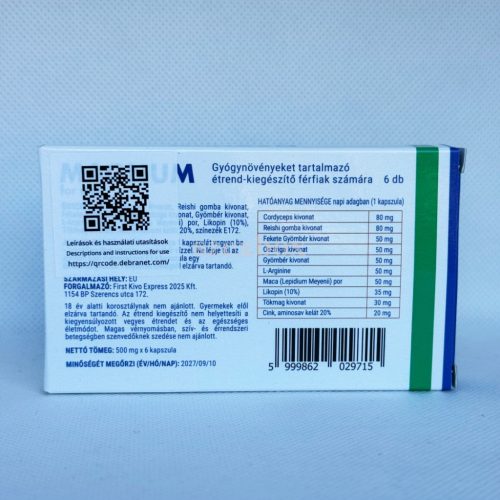 MAGNUM for men férfi vitalitás étrend-kiegészítő kapszula