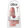 King Cock 9 Chubby natúr dildó – extra vastag méretben