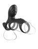 Vibrációs péniszgyűrű heregyűrűvel , g-pont és gát izgatóval