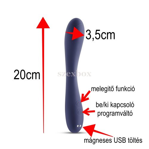 Obsessions Rhett – heated, waterproof G-spot vibrator