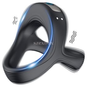 HotBox Vibrating Penis and Ball Ring – 10 Vibrations