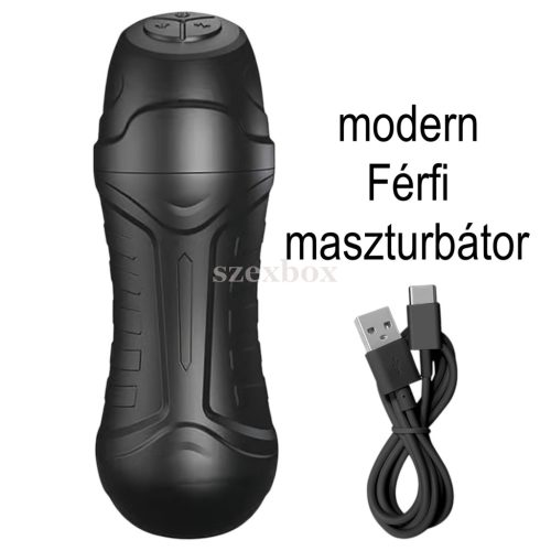 HotBox szívó-rezgő maszturbátor – dupla élvezet