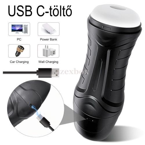 HotBox szívó-rezgő maszturbátor – dupla élvezet