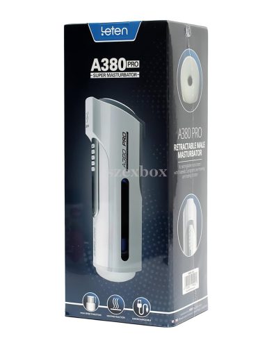 LETEN A380 PRO akkus, melegítő, fel-le mozgó maszturbátor