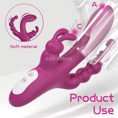 Joy Joker triple pleasurer – 3-motor, waterproof vibrator