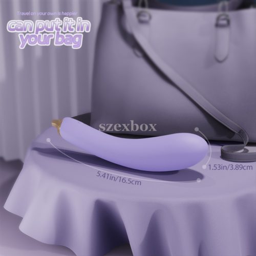 Eggplant vibrator with 9 modes – a fun and sensual experience