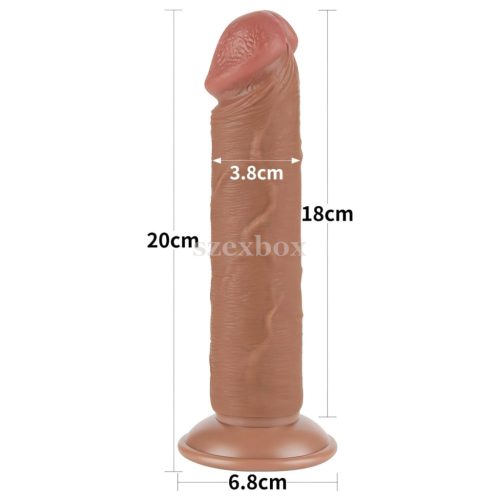 Lovetoy Sliding-Skin dildo 20 cm – lifelike experience