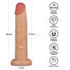 HotBox vibrating lifelike 10' dildo with suction cup