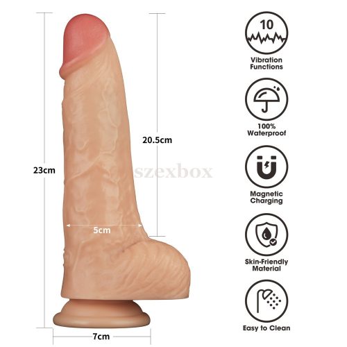 HotBox lifelike vibrating dildo with suction cup