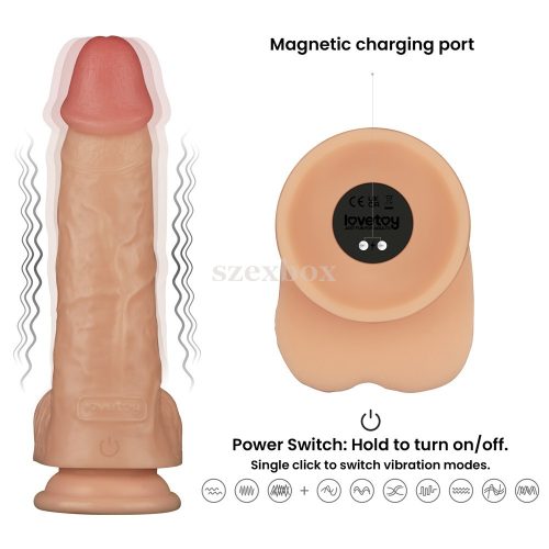 HotBox lifelike vibrating dildo with suction cup