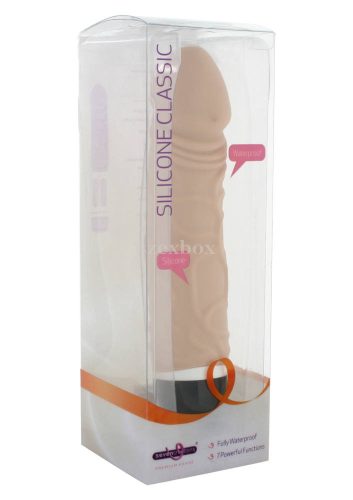 Silicone vibrator body coloured thick