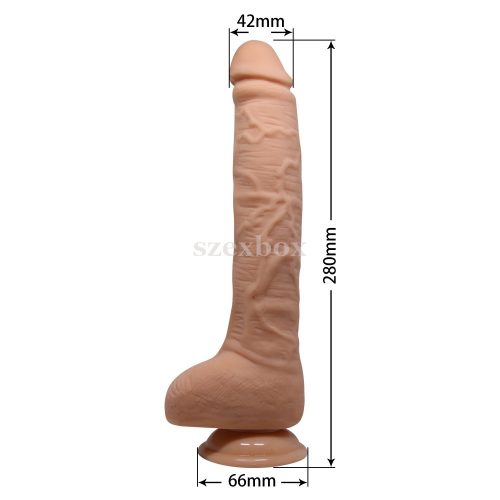 Beautiful Dick 28 cm vibrátor – mély, élethű élmény