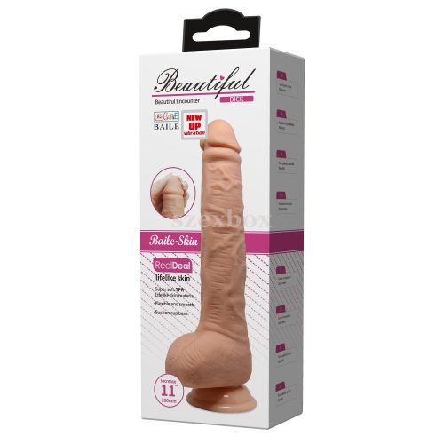 Beautiful Dick 28 cm vibrátor – mély, élethű élmény