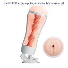   Crazy Bull férfi maszturbátor – tapadókorongos, élethű élmény