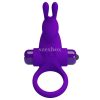 Bunny vibrating penis ring purple