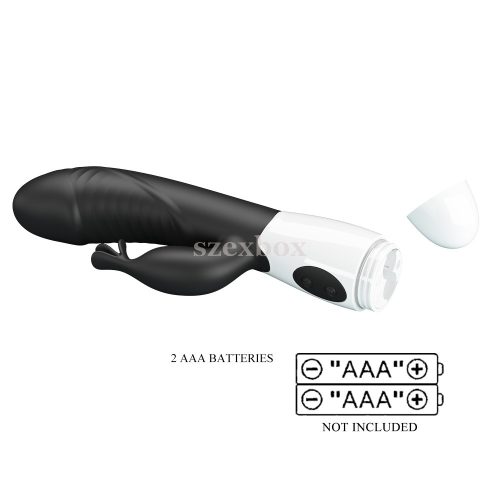 Pretty Love Rasmussen Black G-spot vibrator with tickle lever