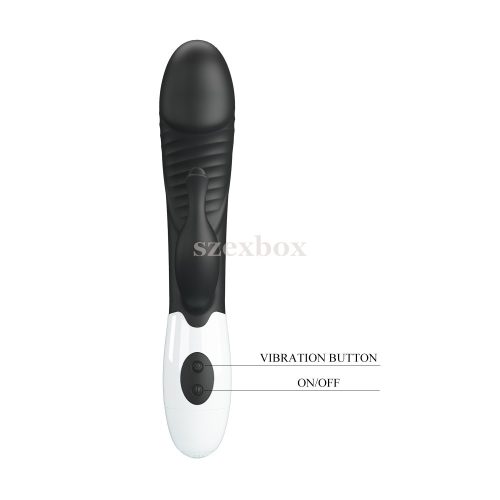 Pretty Love Rasmussen Black G-spot vibrator with tickle lever