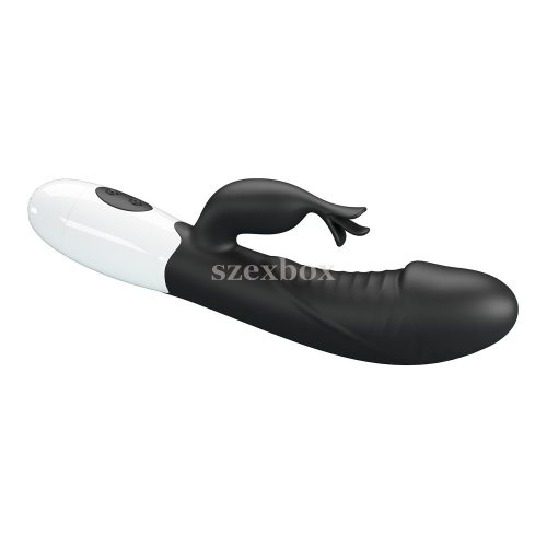 Pretty Love Rasmussen Black G-spot vibrator with tickle lever