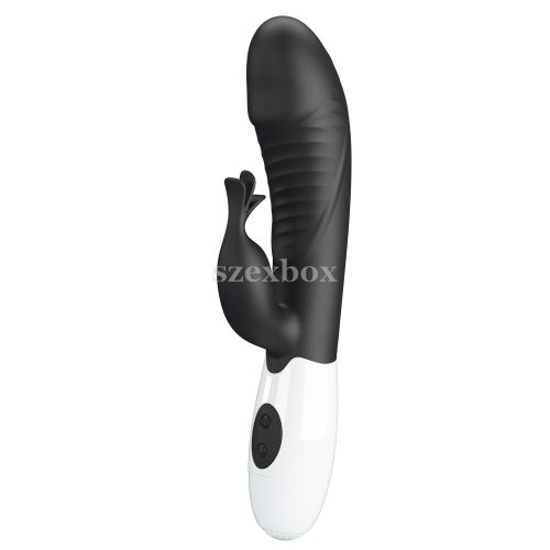Pretty Love Rasmussen Black G-spot vibrator with tickle lever