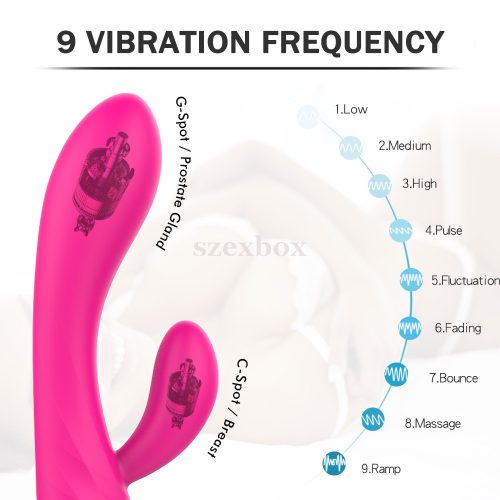 SzexBox Muses rechargeable G-spot vibrator with tickle lever