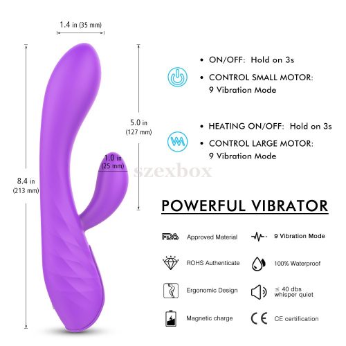 SzexBox Muses clitoral G-spot vibrator purple