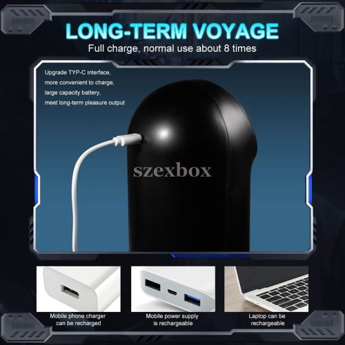 Punszi akkus, rezgő, fel-le mozgó maszturbátor