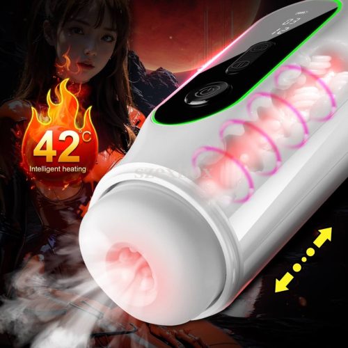 SzexBox battery operated, vibrating, up and down moving masturbator